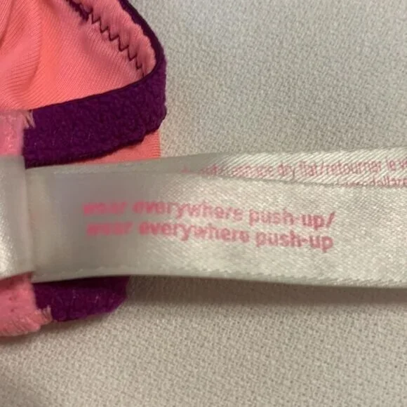 PINK Victoria's Secret size 32D "wear everywhere push-up" underwire bra - Picture 6 of 7